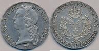 France  Ecu au bandeau, 1754 D SS / VZ