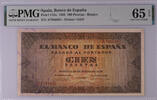 Spain 100 Pesetas Scarce in high grade! First series. -
