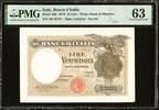 25 Lire 1919 Italy Stunning Aquila. Only five better! Great opportunity!! PMG 63