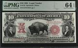 United States 10 Dollars 1901 PMG 64 EPQ