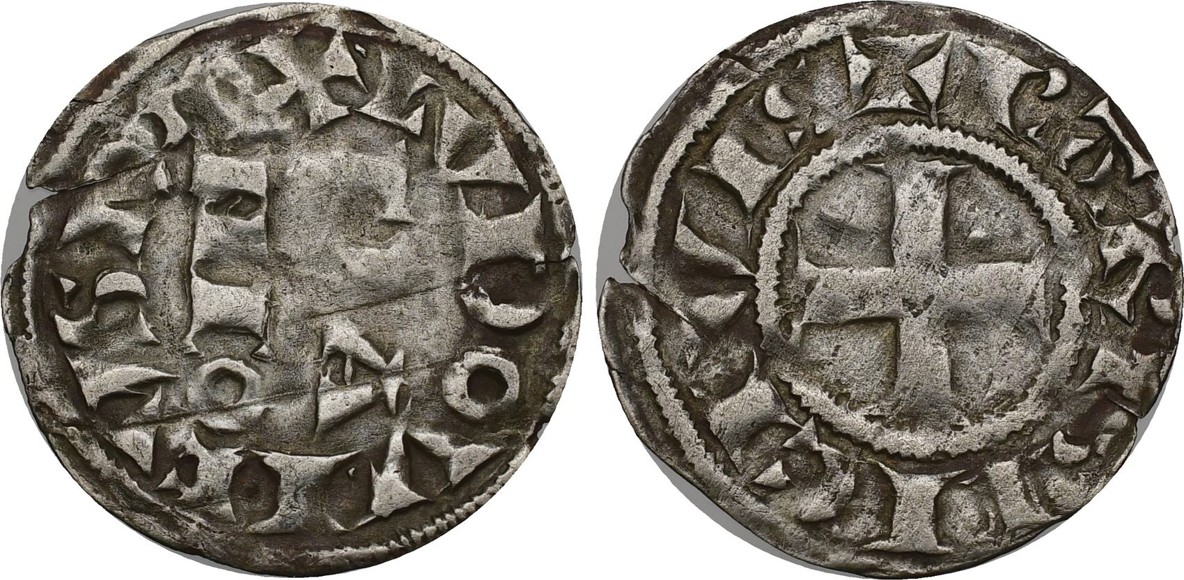 Denier parisis en argent de Louis VII, 1137-1180 | Paris Musées