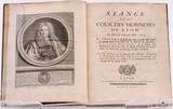 France Pupil (J.-C.), Séance de la Cour des Monnoies de L 1764 État général de conservation très bon