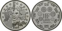 France Médaille passage à l'Euro Europa -