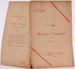 France Collection J.D., Monnaies françaises, vente E. Bou R/ 16 pages et 2 planches. -
