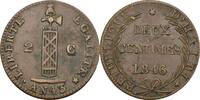 2 centimes AN 43 Haiti  SS