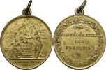 France Medaille constitution assemblée nationale Confédération des francois -