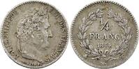 France 1/4 de franc Louis Philippe 1844 Lille ND SS 25,00 EUR  zzgl. 10,00 EUR Versand