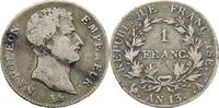 France 1 Franc Napoléon AN 13 Paris SS 60,00 EUR  zzgl. 10,00 EUR Versand