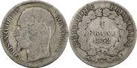 France 1 Franc Louis Napoléon Bonaparte 1852 Paris SS 15,00 EUR  zzgl. 10,00 EUR Versand
