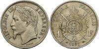France 1 Franc Napoléon III 1867 Paris SS 30,00 EUR  zzgl. 10,00 EUR Versand