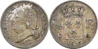 France 1/4 de franc Louis XVIII 1817 Paris SS 70,00 EUR  zzgl. 10,00 EUR Versand