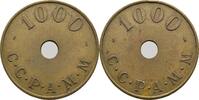 France 1000 ND Coopérative de consommation de l'atelier des monnaies SS 20,00 EUR  zzgl. 10,00 EUR Versand