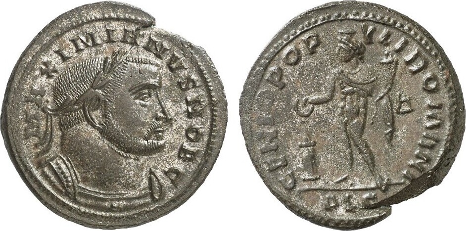 ANCIENT COINS - Nummus MAXIMIANUS GALERIUS, Caesar 293-305, Augustus ...