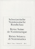 PERIODICALS - SCHWEIZERISCHE NUMISMATISCHE RUNDSCHAU - REVUE SUISSE DE NUMISMATIQUE 93, 2014 -