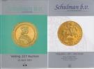 AUCTION CATALOGUES - 2007-2015 KONVOLUT - AUKTIONSKATALOGE SCHULMAN B.V. (19) Druckfrisch