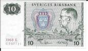 Sweden 10 Kronor Sweden 10 Kronor 1968 P#52B -