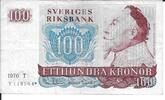 100 Kronor 1970 Sweden Sweden 100 Kronor 1970 P#54a 