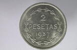 Spain 2 pesetas Spain 2 Pesetas 1937 -