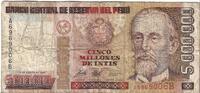 Peru 1.000.000 Peru 1.000.000 Intis 1990 -