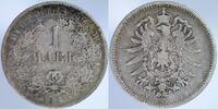 Germany (Empire) 1 Mark 1881 F Whilhem -