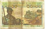 Mali 500 Francs ND (1973-1984)