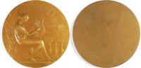 France Uniface Medal Muse playing the lyre - By Ovide Yencesse - Scare -