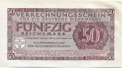   GERMANY - Military - Wehrmacht. 50 Reichsmark 1944. P M41 (2) unz 50,00 EUR  zzgl. 15,00 EUR Versand
