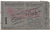    POW - Campmoney - WOI.Concentration Hahn Münden. 1 mark 1916 