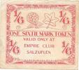 Germany Allied occupation 1/6 Mark token British Empire Club Salzulfen -