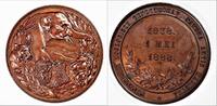 Nederland penning / Medal het 50-jarig bestaan van het Genootschap Natura Artis Magistra te Amsterdam -