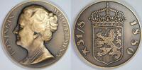 Nederland penning / Medal Uit de collectie '' Het Oranjehuis'' - Wilhelmina- door J.C. Wienecke -