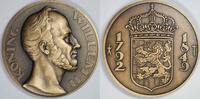 Nederland Uit de collectie    Het Oranjehuis   - Koning Willem II - door J.C. Wienecke penning / Medal 1934 