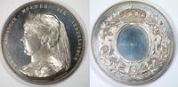 Netherlands Silver Medal 1891 Impressive - Queen Mother Emma by B. van Hove, J. P. M. Menger, and W. Scammer aUNC