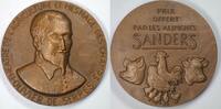 France Historical medal Agriculture, Olivier de Serres, Aliments Sanders, Coutré -
