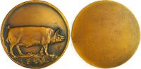 France / Belgium Agricultural Medal Featuring a Sow -