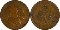 Netherlands Medal Marriage of King William III and Queen Emma of the Netherlands -