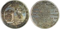 Netherlands Silver Medal 1726 50th Wedding Anniversary of Arent Vink and Anna Nieuport - Rare EF-