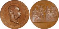 Austria Medal Franz Joseph I – Vienna World Exhibition - “Dem Fortschritte” – by J. Tautenhayn -