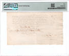 The Netherlands 9 stuivers 1795 recepis Schiedam PMG 50