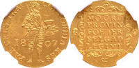 The Netherlands  Gouden dukaat Utrecht 1807 NGC MS 64 st