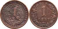 The Netherlands 1 cent 1898 Wilhelmina ZFr+ -