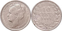 The Netherlands 10 cent 1904 Wilhelmina ZFr+ -