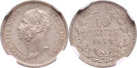 The Netherlands 10 cent 1849a Willem II NGC MS 63 -