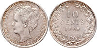 The Netherlands 10 cent 1905 Wilhelmina UNC -