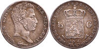 The Netherlands 1/2 gulden 1822Ub Willem I ZFr+ -