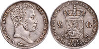 The Netherlands 1/2 gulden 1822Ub Willem I Pr- -