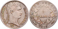 The Netherlands 5 francs 1813U Napoleon I ZFr -