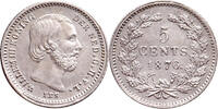 The Netherlands 5 cent 1876 Willem III Pr+ -