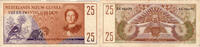 25 gulden 1954 Netherlands New Guinea PMG 35