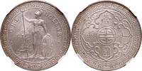 Trade dollar 1901 Bombay 1901B Victoria Great Britain NGC MS 64 st